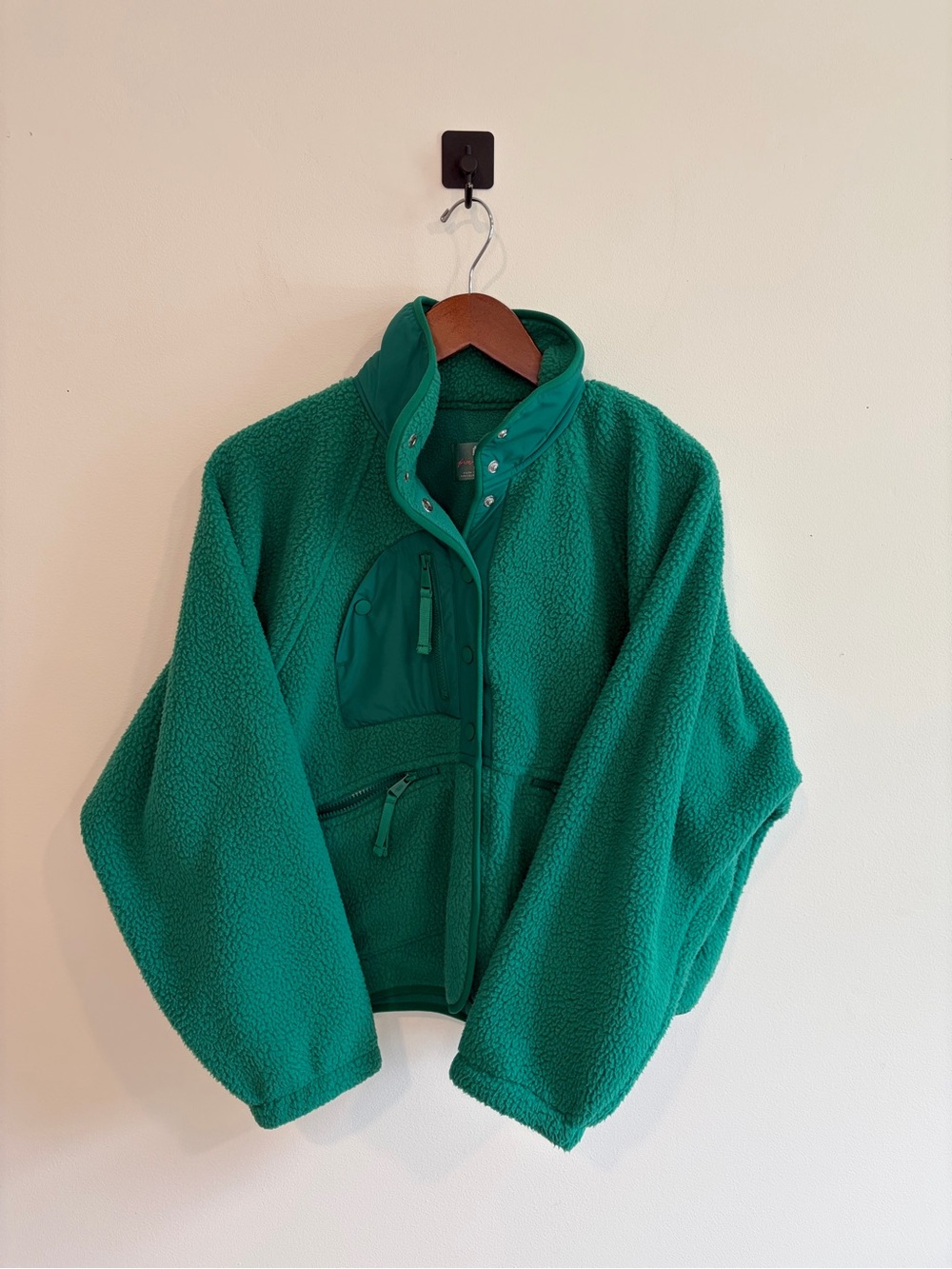 FP Movement Hit the Slopes Fleece Jacket Green Size Small NWOT - Picture 6 of 16
